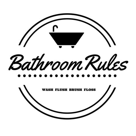 Bathroom Rules Printable: Easy and free to download. Print for any bathroom wall.  10 free Bathroom Printables, printables, free, bathroom, home decor, home, decor, wall decor, wall printables Free Bathroom Printables, Bathroom Rules Printable, Bathroom Printables Free, Printable Bathroom Signs, Bathroom Wall Decor Art, Simple Bathroom Decor, Bathroom Quotes, Bathroom Printables, Bathroom Rules