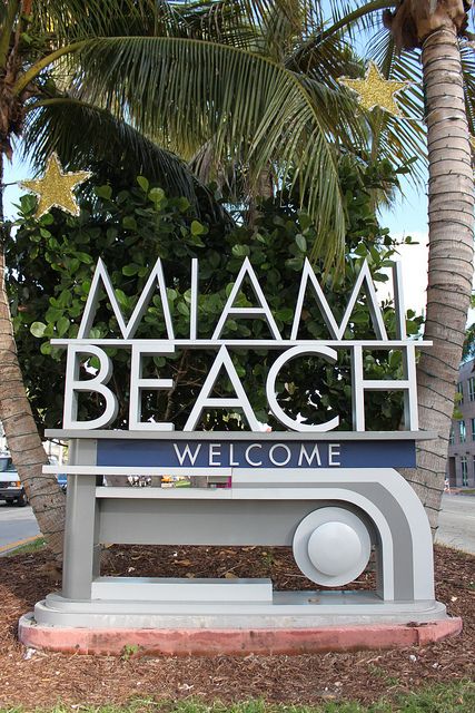 CAN'T WAIT TO SEE THIS SIGN IN A FEW WEEKS!!!     Miami Beach Welcome sign , South Beach Miami Florida via flickr Beach Welcome Sign, Miami Art Deco, Miami Vacation, Miami Travel, Miami Beach Florida, South Beach Miami, Miami Art, Beach Signs, Florida Usa