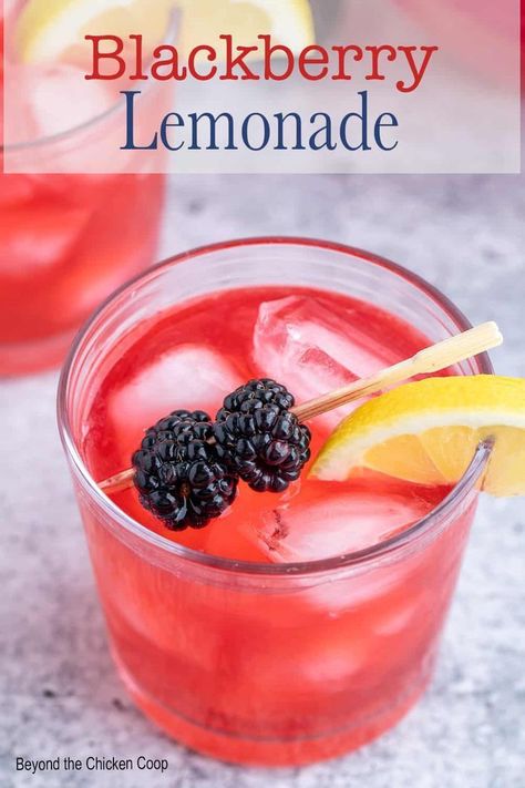 Quench your thirst with the zesty and refreshing taste of Blackberry Lemonade! This homemade drink combines juicy blackberries, freshly squeezed lemon juice, and a touch of sweetness to create a delightful beverage perfect for summer. Simply blend the blackberries with water, strain out the seeds, and mix with lemon juice and sweetener to taste. Enjoy the tangy sweetness of blackberry lemonade on a hot day! Blackberry Lemonade Recipe, Blackberry Lemonade, Blackberry Recipes, Lemon Uses, Summertime Recipes, Squeezed Lemon, Lemonade Recipe, Easy Drink Recipes, Berry Juice