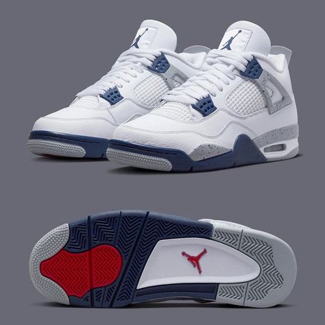 Blue Jordan 4’s, Air Jordan 4 Outfit Men, Outfits With Jordan 4s, Air Jordan 4 Midnight Navy, Jordan 4 Blue, Jordan 4 Outfit Men, Jordans Blue, Cute All Black Outfits, Jordan 4 Outfits