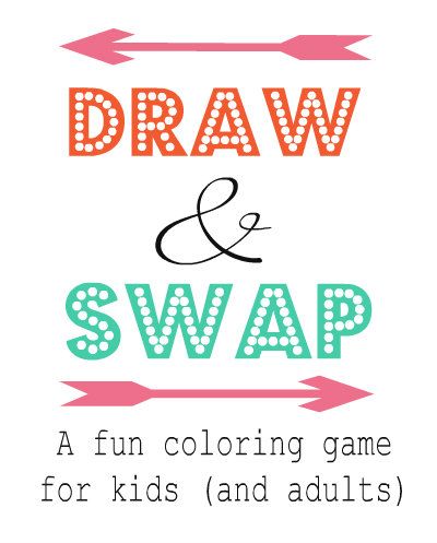 Draw and Swap Family Game | Crafting in the Rain  {New Year's Eve Ideas for Kids and Families} Art Games For Kids, Drawing Games For Kids, Coloring Games For Kids, Small Group Games, Babysitting Ideas, Club Activities, Baby Sitting, Children's Activities, Boys And Girls Club