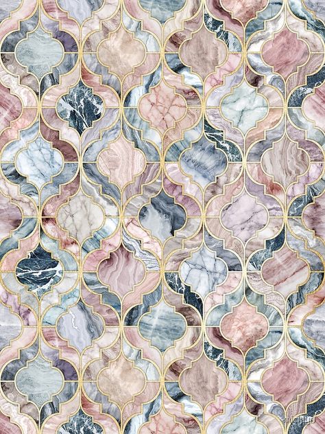 "Marble Moroccan Tile Pattern" Art Print by micklyn | Redbubble Moroccan Tile Pattern, Moroccan Tiles Pattern, Moroccan Tile, Tile Pattern, Mesopotamia, Colour Palettes, Inspiration Art, Tile Art, Dream Home Design