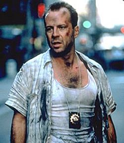 wifebeater Emma Heming, Action Movie Stars, John Mcclane, Cops Humor, Police Humor, Hollywood Costume, Blue Lives, Demi Moore, Bruce Willis