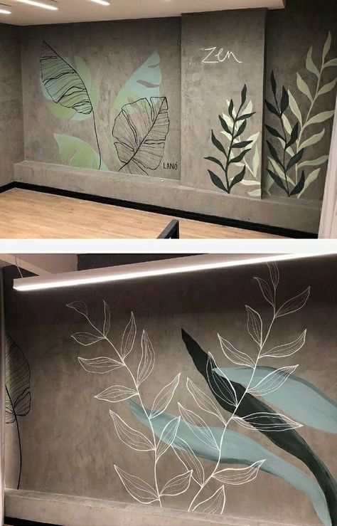 Feature Wall Interior Design, Black Wall Ideas, Greenhouse Dining, Bathroom Murals, Dark Color Schemes, Dark Accent Wall, Texture Architecture, Monochromatic Decor, Black Feature Wall