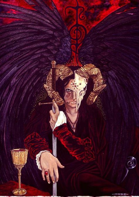 Azazel Demon, Theistic Satanism, Classical Paintings, Sacred Woman, Spiritual Reality, Alchemy Art, Traditional Witchcraft, The Hierophant, Deep Art