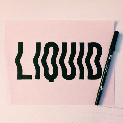 Liquid text Liquified Typography, Distorted Font Tattoo, Liquid Font Typography, Liquified Text, Distorted Typography Tattoo, Drip Typography, Liquid Lettering, Liquid Logo Design, Liquid Letters