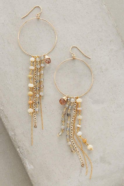 Handmade Statement Earrings, Diy Jewelry Designs, Exclusive Earrings, Hoop Earrings Diy, Anting Manik, Diy Jewelry Inspiration, Anthropologie Jewelry, Earrings Inspiration, Diy Schmuck