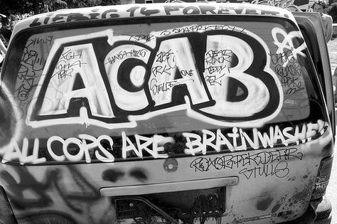 . Anarchy Graffiti, Acab Graffiti, Happy Nation, Fonts Quotes, Graffiti Quotes, Graffiti Pictures, Graffiti Photography, Graffiti Words, Punk Aesthetic