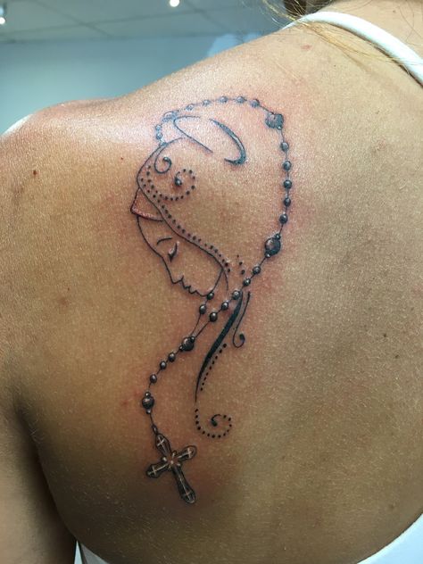 Virgin Mary Tattoo For Women Sleeve, Mother Mary Tattoo For Women, Small Virgin Mary Tattoo For Women, Virgin Mary Rosary Tattoo, Virgin Mary Back Tattoo Women, St Mary Tattoo, Virgen De Guadalupe Tattoo Ideas Women, Virgen Mary Tattoo For Women, Simple Virgin Mary Tattoo