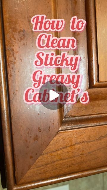 Home pro Cleaning Tips get it done advice on Instagram: "Follow for more Pro Cleaning Tips ✅  How to clean sticky greasy kitchen cabinets like a pro. Follow these steps & remember not to spray directly on cabinets with a slightly damp cloth.  Alway dry clean after.   Thanks for the question 💝😊 Keep them coming ✅   What to know more?  ** Check out my stan store in bio ~ free cleaning type analysis and newsletter  ~ My book Clean Enough 📚 ~ Time Home Management & cleaning list for the busy mom.  💝 My motto~ lets get it done & go have fun!!   #cleaningtips#getitdone#cleanhome#clean#cleansnob" Washing Cabinets Kitchen, Cleaner For Kitchen Cabinets, Kitchen Cabinets Cleaning Tips, Clean Cupboards Kitchen Cabinets, Clean Greasy Cabinets, Cleaning Cupboard Doors, Cleaning Greasy Cabinets, Greasy Cabinets How To Clean, Cabinet Cleaning Solution