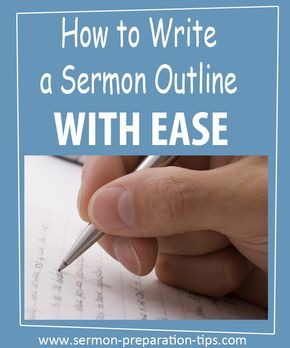 To write a sermon outline with ease, I like to break the sermon outline into three parts - continue reading - www.sermon-preparation-tips.com/how-to-write-a-sermon-outline/ How To Prepare A Sermon, How To Write A Sermon Outline, How To Write A Sermon, Sermons Ideas, Sermon Preparation, Youth Sermons, Sermon Outlines, Sermon Ideas, Youth Bible Study