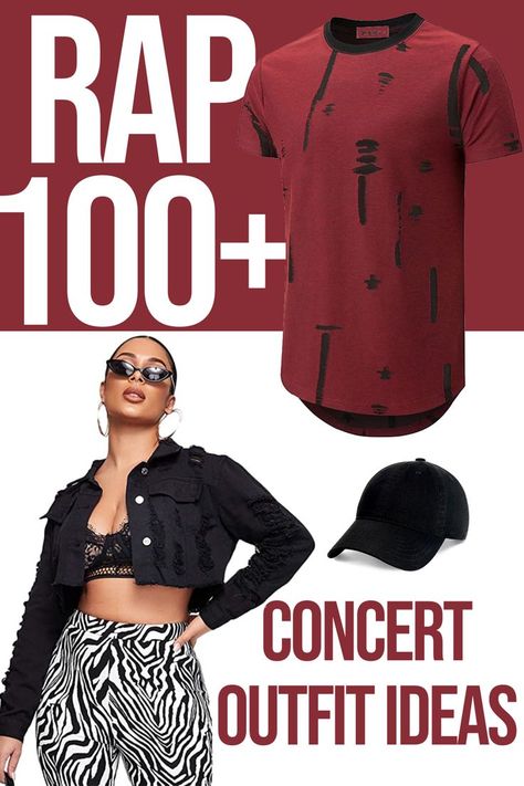 Need a cute, cool and stylish rap concert outfit? We got you, we gathered over 100 rap concert outfits across 5 fashion styles, so you can easily create yours! Concert Outfits Rap, Hip Hop Festival Outfits, Rap Concert Outfits, Rap Festival Outfit, Rap Concert Outfit Ideas, Rap Concert Outfit, Rap Concert, Trendy Outfits Inspiration, Kawaii Clothes Goth