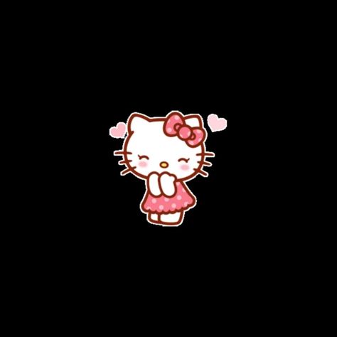 Hello Kitty Overlay, Black Pink Hello Kitty, Romantic Bf, Cdg Wallpaper, Animated Emojis, Pink And Black Wallpaper, Hello Kitt, Hello Kitty Tattoos, Spiritual Wallpaper