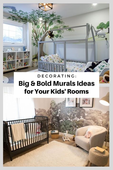 Kids Room Wall Paint, Fun Mural, Playroom Mural, Diy Wall Design, Wall Murals Diy, Kids Room Murals, Kids Room Paint, Room Wall Painting, Large Mural