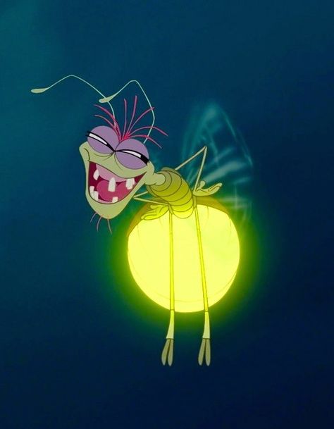 Raymond the light bug "Ray"(The Princess And The Frog) Disney Sidekicks, Anime Disney, Images Disney, Princess And The Frog, Old Disney, Pinturas Disney, Disney Aesthetic, Lilo Stitch, Cute Disney Wallpaper