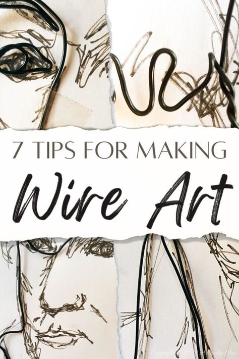 Ever wanted to dabble in wire art but didn't know where to start? Get the scoop on everything you need to know to start bending, twisting, and forming wire. From selecting the perfect reference image to understanding wire gauges and smart ways of using sticky tape - we've got you covered. Wire Art Tutorial, Wire Hanger Crafts, Wire Jigs, Copper Wire Crafts, Wire Jig, Wire Bending, Wrapping Tutorial, Copper Wire Art, Diy Suncatchers