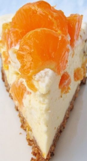 Mandarin Orange Cheesecake, Orange Cheesecake, Cheesecake Tarts, Mini Quiche, Cheesecake Desserts, Low Fodmap Recipes, A Piece Of Cake, Fodmap Recipes, Piece Of Cake