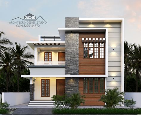 modern exterior G+1 elevation design Whatsapp@8270134670 #elevationdesign#modernhouse#G+1modernhouse#G+1elevationdesign#contemporaryhouse#exteriorhouse#duplexhousedesign#3delevation#keralahousedesign L Shape Elevation Design, Elevation For G+2, G1 Elevation Designs, G 2 Elevation Design Modern, Elevation G+1, G+1 Bungalow Elevation Design, G 2 Front Elevation Design Modern, G 2 Building Elevation, Small Duplex House Design Modern