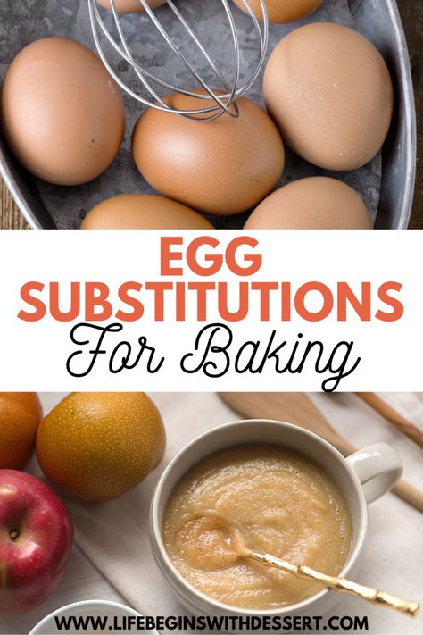 Egg Substitute For Baking, Egg Substitutes, Egg Substitute, Egg, Diet, Baking