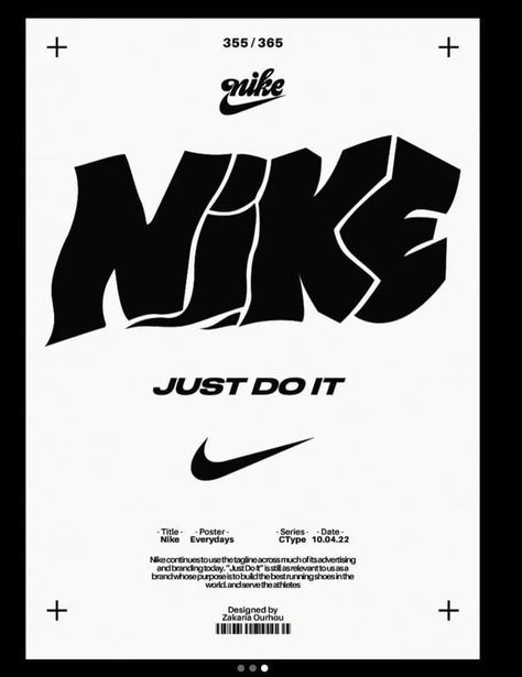 Nike Logo History: From a $35 Design to a Global Icon History, Black, Nike, Global Icon, Just Do It, Nike Logo, Do It, Black And White, White