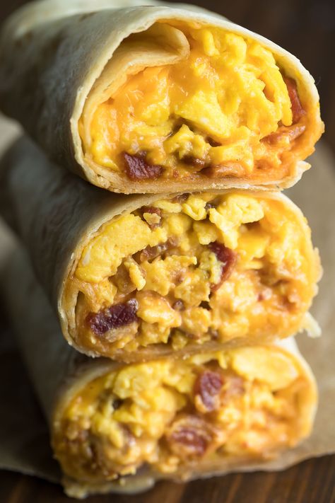 Breakfast Mexican Burritos, Bacon And Egg Burrito, Breakfast Burrito With Rice, Bacon Egg Burrito, Sonic Ultimate Meat And Cheese Burrito, Breakfast Burrito Bacon, Breakfast Burritos With Bacon, Cheesy Breakfast Burritos, Sonic Breakfast Burrito Recipe