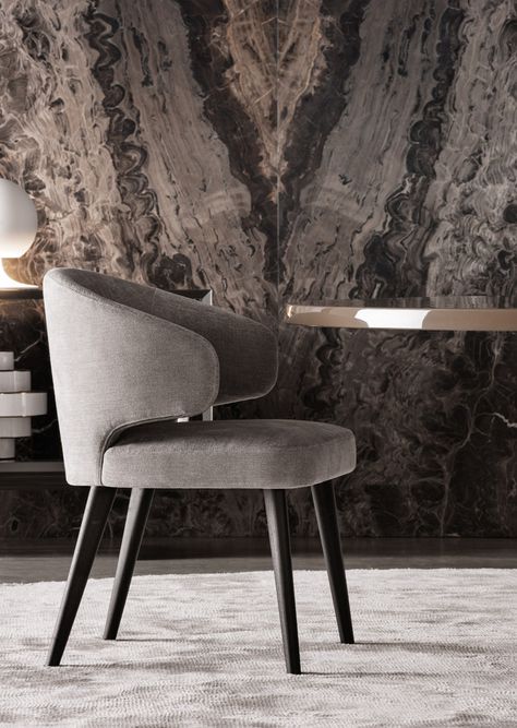 Modern Dining Chairs Ideas #diningchairs #diningroomchairs #diningchair contemporary dining chairs, modern chairs ideas, modern chairs| See more at http://modernchairs.eu Dining Chair Design, Style Noir, Modern Dining Chairs, Chairs Armchairs, Dining Arm Chair, Upholstered Dining Chairs, Room Chairs, Arm Chair, 인테리어 디자인