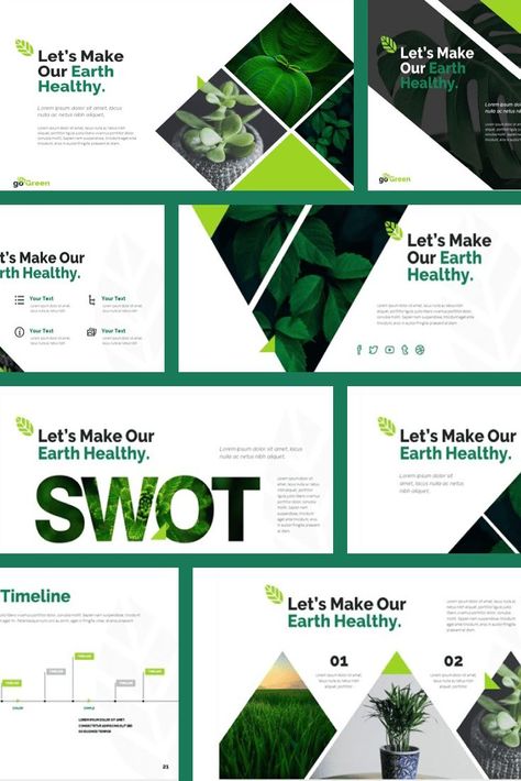 Ngo Presentation, Design Presentation Layout, Powerpoint Presentation Themes, Design Concept Architecture, Background Design Aesthetic, Architecture Powerpoint, Green Template, Background Presentation, Presentation Background