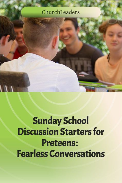 Need tips for effective Sunday school discussion starters to use with preteens? Use these insights to spark fearless conversations. Sunday School Lessons For Teens, Teen Sunday School Lessons, Church Outreach, Student Ministry, Discussion Starters, Sunday School Kids, Mom Died, Sunday School Activities, Ministry Ideas