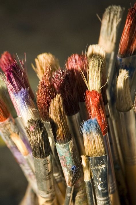 Paint Brushes, Paint, Tumblr, Glass, Art