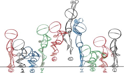 Deconstructing a Jump - Toon Boom Learn Character Jumping Animation, Jumping Animation Reference, Jump Animation Reference, Jump Reference, Jumping Animation, Character Jumping, Jump Animation, Jumping Poses, Toon Boom