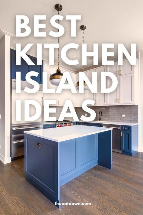 Best Kitchen Island, Narrow Kitchen Island, Kitchen Island With Stove, Kitchen Island Makeover, Kitchen Layouts With Island, Kitchen Island Storage, Island Storage, Kitchen Island With Sink, Kitchen Island Cabinets