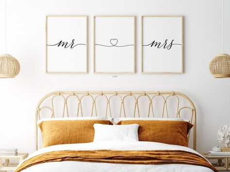 Art above bed master