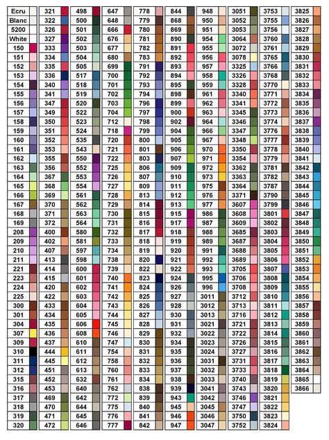 Diamond Painting Color Chart, Diamond Color Chart, Air Force Symbol, Dmc Floss Chart, Diamond Dot Painting, Dmc Color Chart, Roofing Colors, Natural Waterfalls, Diamond Dots