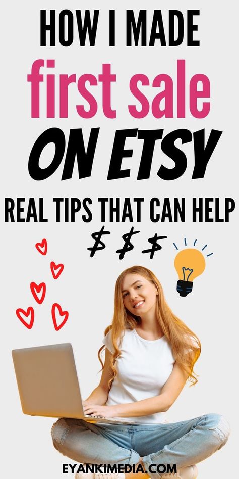 No doubt, making your first sale on Etsy can be a daunting task. It seems like everyone is selling something, and it's hard to know where to start.In this article, I want to share how I got my first Etsy sale, and maybe these simple tips can also help you make your first sale and so on. Making Money On Etsy, Etsy Hacks, Starting An Etsy Business, Sell Easy, Etsy Tips, Secret Websites, Etsy Branding, Etsy Success, Losing Everything