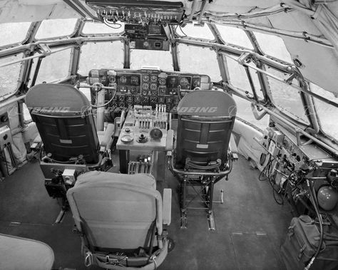 Boeing 377 Stratocruiser, Airplane Cockpit, Old Aircraft, Northwest Airlines, Aviation World, Boeing Aircraft, Passenger Aircraft, Aircraft Interiors, Flying Boat