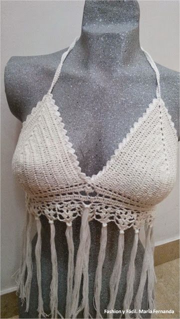 Paso a paso* http://fashionyfacil.blogspot.com.ar/2015/05/tejer-un-crop-top-para-el-verano.html Top Tejidos A Crochet, Crop Tops Crochet, Tops A Crochet, Crocheted Crop Top, Crochet Crop, Top For Summer, Crochet Crop Top, Easy Diy Crafts, Summer Crochet