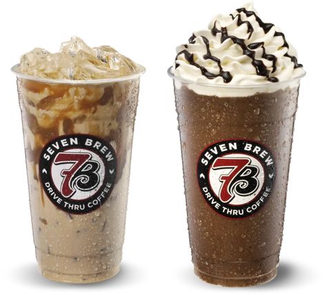 Explore the 7 Brew Coffee Menu and Find your Favorite Drink 7brew Drinks, Coffee Creme Brulee, Drive Thru Coffee, Pineapple Syrup, White Chocolate Sauce, Passion Fruit Syrup, Pumpkin Syrup, Special Coffee, Drink Syrups