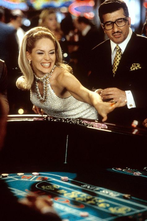 Ginger McKenna, <i>Casino</i>- HarpersBAZAAR.com Sharon Stone Casino, Madame Doubtfire, 007 Casino Royale, Stars D'hollywood, Casino Movie, Casino Dress, Isabelle Adjani, Casino Decorations, Casino Royale Party