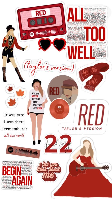 Red Journal, Taylor Swift Drawing, Diy Phone Case Design, Taylor Swif, Taylor Swift Party, Taylor Swift Shirts, Taylor Swift Birthday, Taylor Swift Tour Outfits, Instagram Feed Ideas Posts