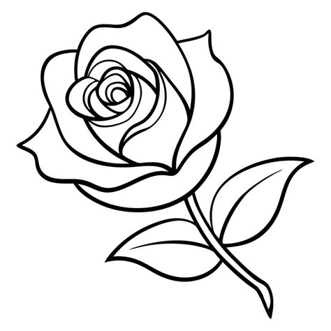 Drawing Decoration, Background Png Images, Rose Coloring Pages, Black And White Roses, Rose Clipart, Photography Movies, Rose Drawing, Background Drawing, Skulls And Roses