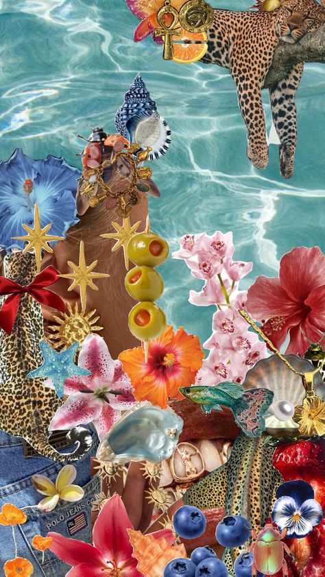 summer vibe !! Tropical Luxury Aesthetic, Beach Maximalism, Tropical Vibes Wallpaper, Senior Crown, Issa Vibe, College Dorm Room Decor, Beach Bar, Welcome To The Jungle, Luxury Aesthetic