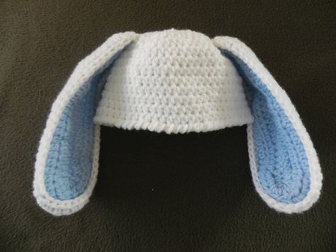 Crochet Bunny Hat, Crochet Project Free, Infant Hat, Bunny Hat, Kawaii Crochet, Crochet Fashion Patterns, Baby Bunny, Usa Products, Fun Crochet Projects