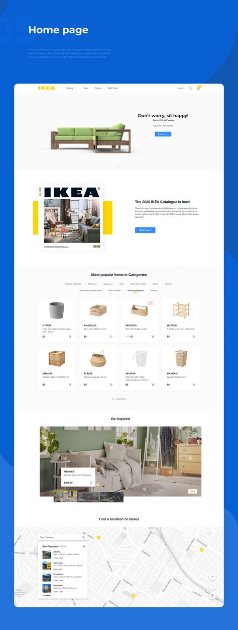 Furniture Web Design, Online Store Web Design, Ikea Shop, Famous Furniture, Blog Layout Design, Wordpress Theme Portfolio, Ikea Website, Store Furniture, Ecommerce Web Design