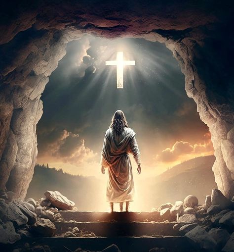 He is Risen! Happy Resurrection Day! Christ Risen Images, Christ Resurrection Art, Jesus Christ Is Risen, Christ Has Risen Art, Resurrection Paintings Jesus Christ, Happy Resurrection Day, Jesus Christ Resurrection, Happy Resurrection, Bible Teaching