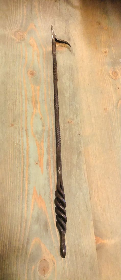 Forged Fire Poker, Fire Poker Set, Evelyn Hardcastle, Side Scroller, Blacksmithing Ideas, Fire Poker, Fire Pokers, Blacksmith Projects, Hand Forged Iron