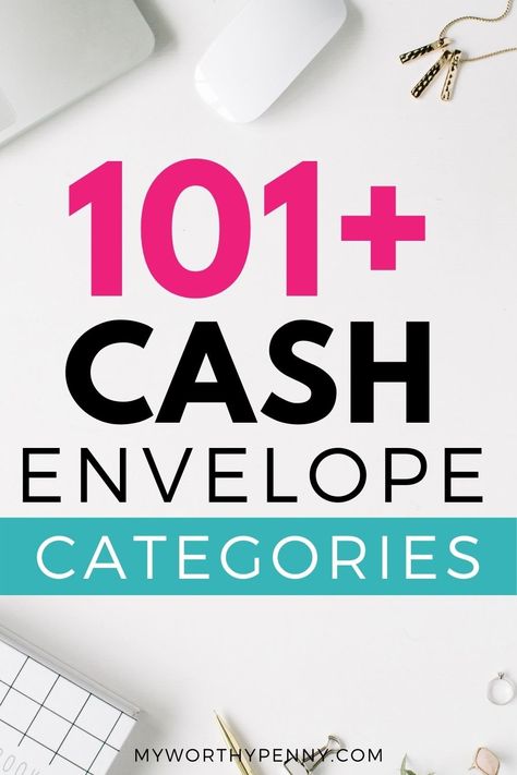 Looking for cash envelope categories? Here are 101+ category ideas that you can include in your budget. Cash Envelope Categories, Cash Envelope System Categories, Cash Envelope Budget System, Money Envelope System, Envelope Budget, Household Notebook, Budget System, Envelope Budget System, Journal Tracker