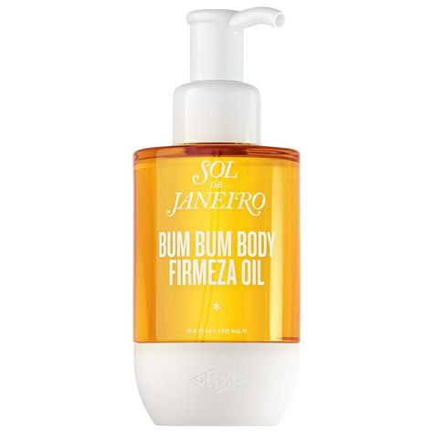 Bum Bum Firmeza Firming & Debloating Body Oil - Sol de Janeiro | Sephora Skin Tightening Cream, Bali Body, Body Care Routine, Skin Tightening, Skin Firming, Macadamia, Makeup Skin Care, Body Skin, Smell Good