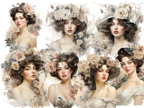 "Step into the grace and sophistication of a bygone era with this exquisite Victorian elegant lady clipart. 💃✨ Imbued with timeless charm and grace, she embodies the epitome of elegance and poise. 🎩💖 Let her captivating presence inspire you to embrace the beauty of yester years while adding a touch of vintage glamour to your digital creations. 🌟 You can use this beautiful clipart into Invitations,Social Media Graphics,Digital Scrapbooking,Stationery Design,Website Design,Art and Crafts,Educa... Art And Crafts, Elegant Lady, Bygone Era, Design Website, The Grace, Vintage Glamour, Social Media Graphics, Color Rosa, Elegant Woman