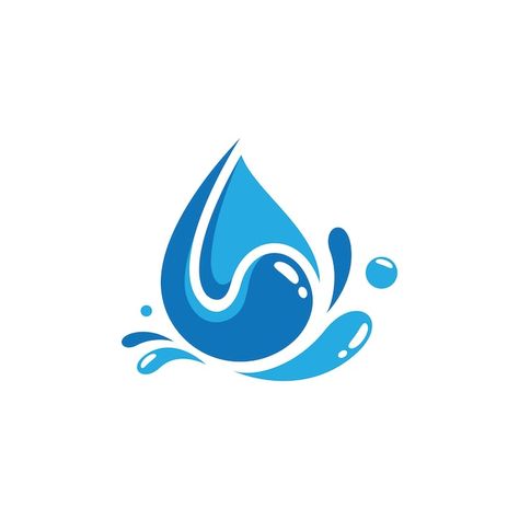 Water Logos Ideas, Aqua Logo Design, Water Logo Design Ideas, Bottled Water Logo, Water Company Logo, Water Drop Illustration, Drop Logo Design, Water Logo Design, Logo Design Water