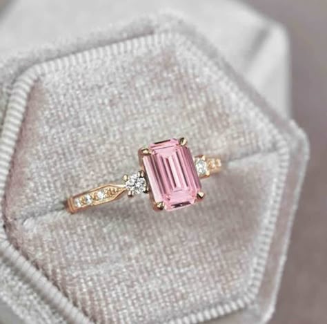 Vintage Pink Tourmaline Ring, 14k Solid Gold Tourmaline Ring, Engagement Ring, Wedding Anniversary Ring, Antique Ring, October Birthstone   ■ Main Stone:  Pink Tourmaline lab ■ Stone Size -  5x7 mm ■ Side Stone - Diamond ■ Ring Weight Approximately 2 Gram Approx ■ Materials and accessories: 【Customization and Bespoke Service】 Bespoke everyday jewelry, engagement rings, and wedding rings. Consider the style design down to the millimeter, and pay attention to the overall aesthetic feeling formed by the stacking of lines and layers. It is handed over to craftsmen with decades of production experience to give the finished product a perfect wearing effect. 【Maintenance and Cleaning) ■ Avoid close to heat sources (including drastic temperature changes) and contact with chemical components. Avoid Pink Tourmaline Ring Emerald Cut, Small Pink Diamond Ring, Pink Sapphire Engagement Ring Emerald Cut, Light Pink Wedding Ring, Pink Stone Rings Gold, Sapphire Engagement Ring Pink, Gold And Pink Ring, Light Pink Ring, Light Pink Engagement Ring